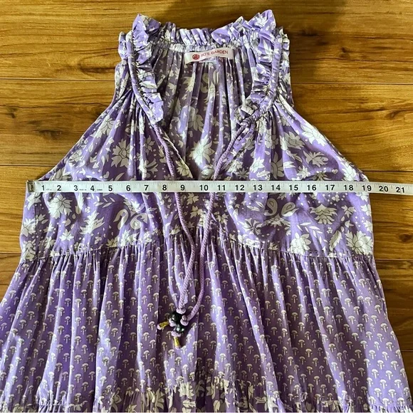 Ro's Garden Sofia Beaded Tunic Dress Medium - Picture 8 of 16